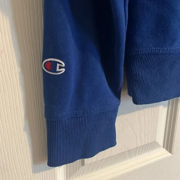 Champion Hoodie Sweatshirt, Blue - Size Small - Picture 6 of 6